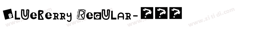 Blueberry Regular字体转换